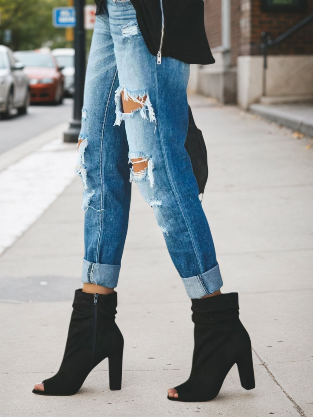 New Women's Denim Pants 2025 New Women's Denim Pants, Ripped Jeans, Low Rise Jeans