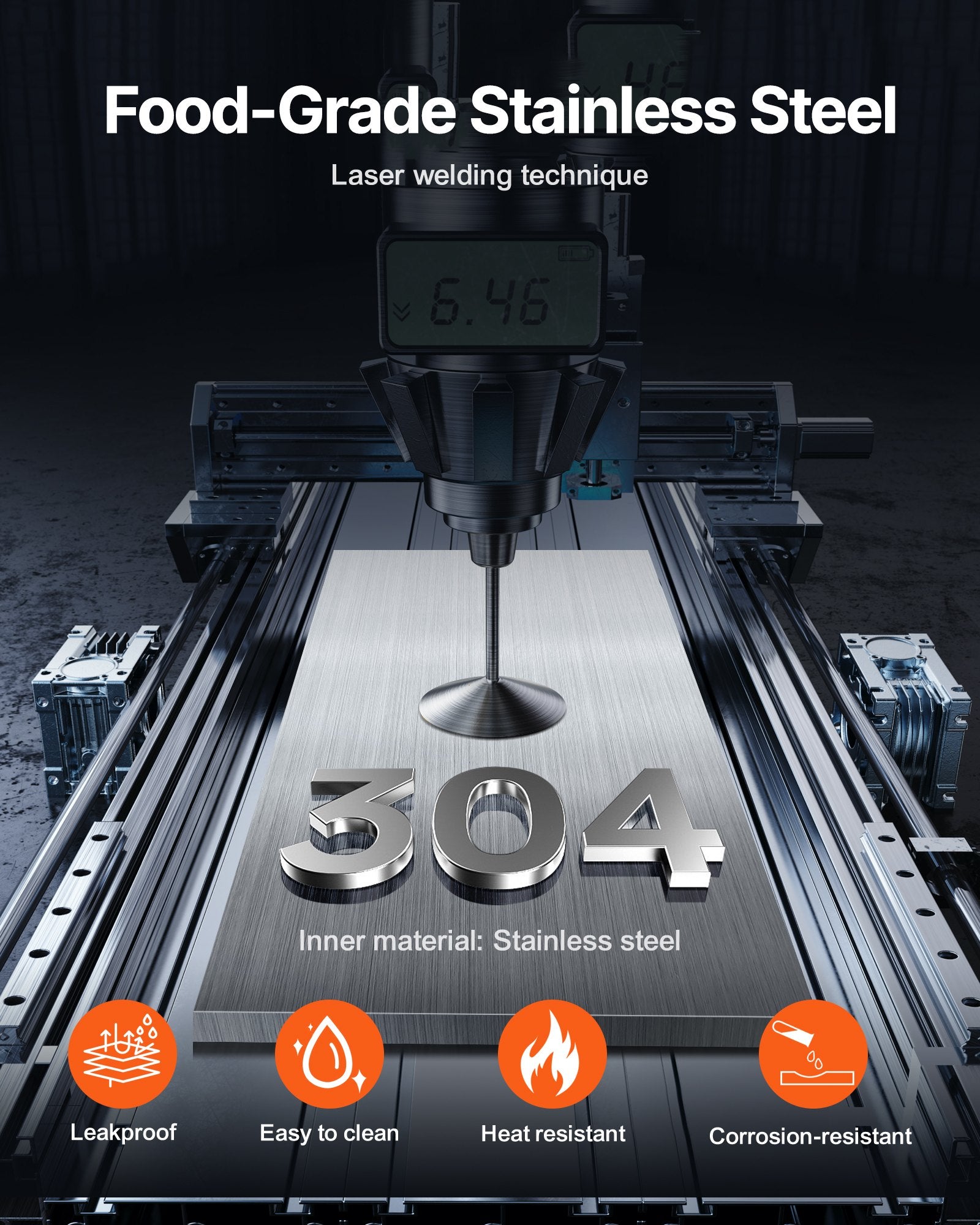 2.4x2 L Electric Cheese Dispenser With Pump Commercial Hot Fudge Warmer 86F-230F