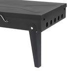 Outdoor Portable Charcoal Grill Black Portable Square Carbon Oven