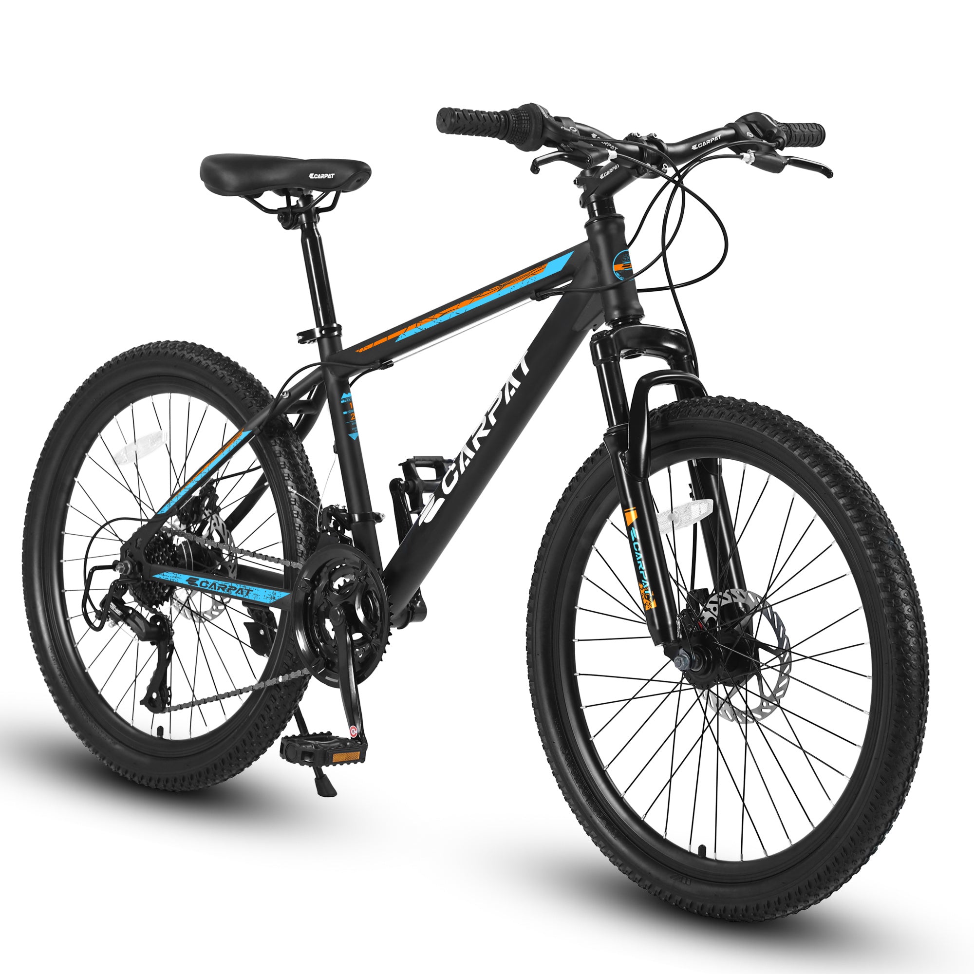 ECARPAT Mountain Bike Bicycle S26102 BLACK-BLUE