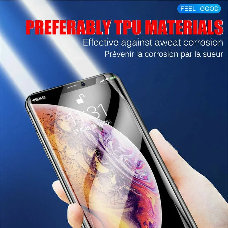 iPhone 2PCS Hydrogel Screen Protector For iPhone 15 14 13 12 11 Pro Max SE X XS XR 8 7