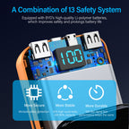 iPhone & Android Fast Charging Power Bank Comes With a 2-wire, Digital Display Super Fast Charging Power Bank