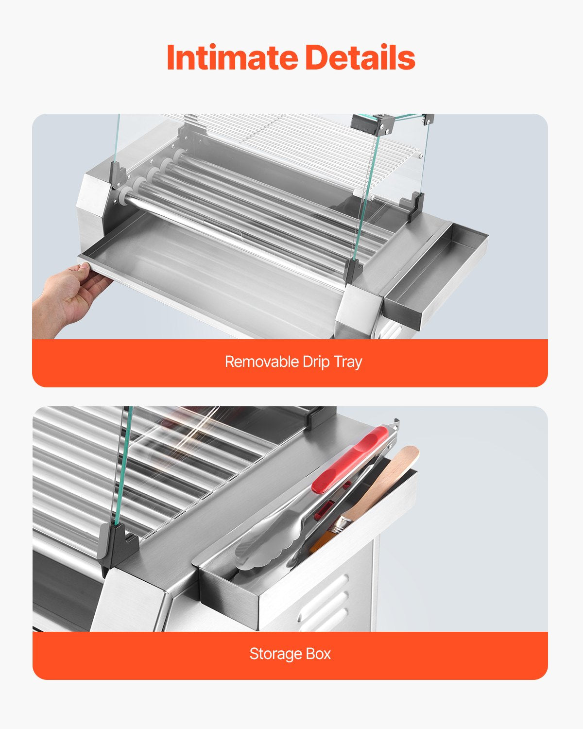 Electric 12 Hot Dog 5 Roller Commercial Grill Cooker Machine Cover 750W