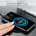 For iPhone Wireless Charger Qi Certified Ultra Slim 5W Charging Pad
