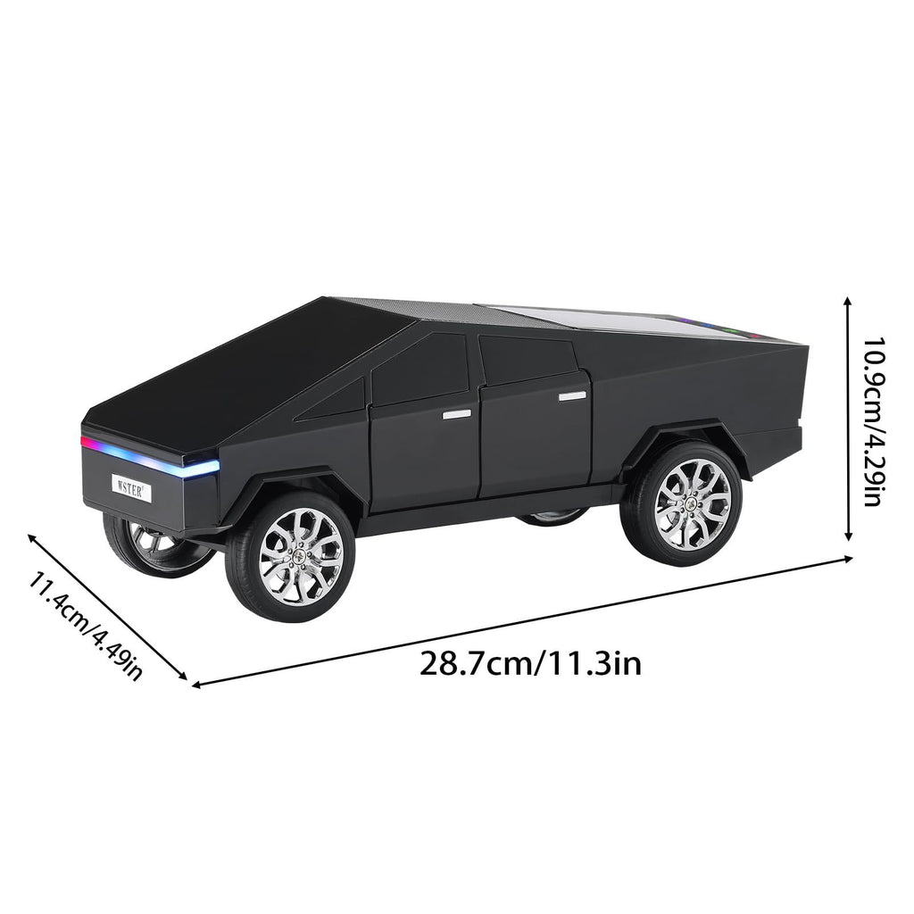 Portable Speaker With Display WS-580 Bluetooth Pickup Truck, High-definition Sound, TWS Pairing, FM Radio, Built-in Microphone For Hands-free Calls, A Surprising Gift For Car Enthusiasts