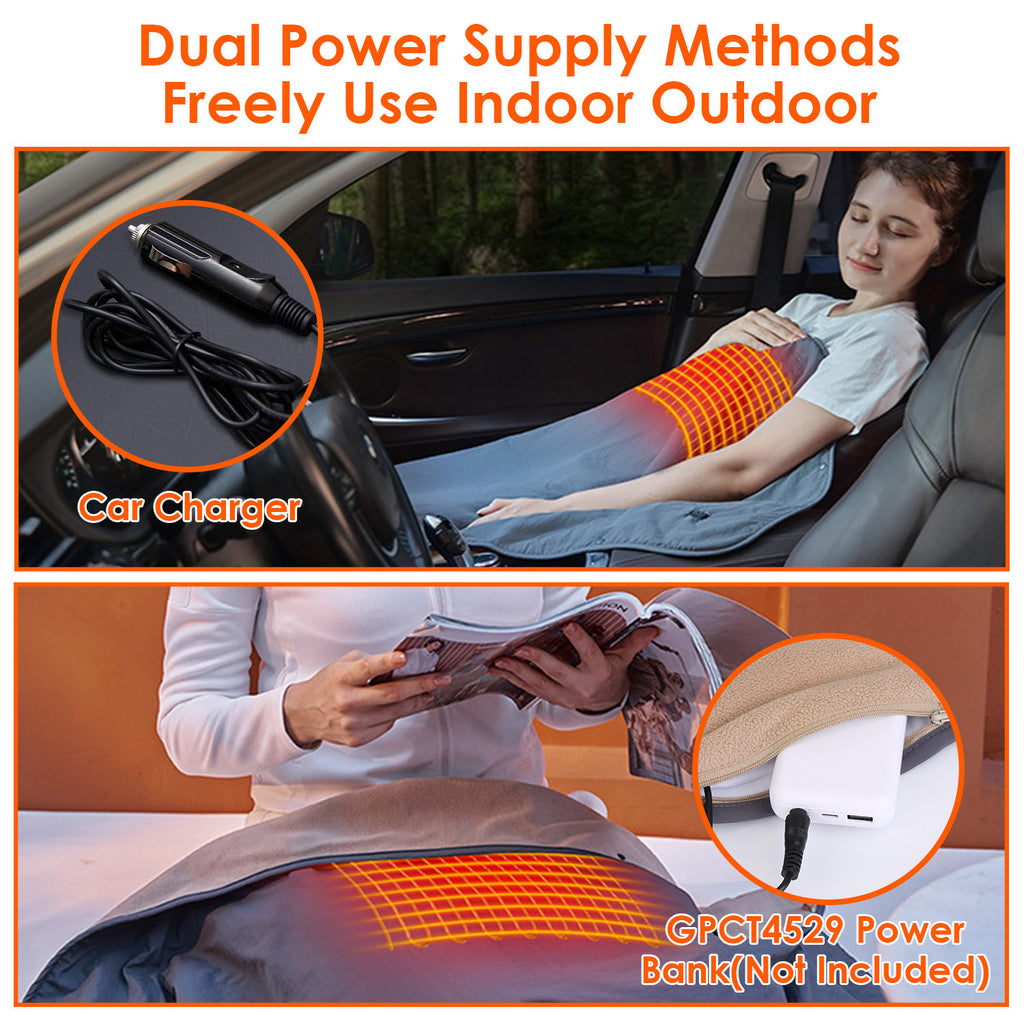 Big Saving Heated Blanket With 3 Heating Levels 1Pc 53.5x37.8in Electric Heated Throw Full Body Heated Shawl Indoor Outdoor Heated Blanket With 3 Heating Levels 2Hrs Auto Off Machine Washable Waterproof