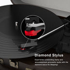 Record Player A3, Turntable, Record Player With 2 Stereo Speakers-