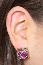 Ae0333-Glitter Epoxy Stud Earrings