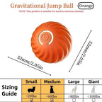 Blue And Orange Pet Bouncing Ball Fun Pet Bouncing Ball For Cats And Dogs