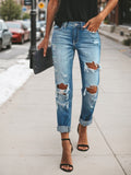 New Women's Denim Pants 2025 New Women's Denim Pants, Ripped Jeans, Low Rise Jeans