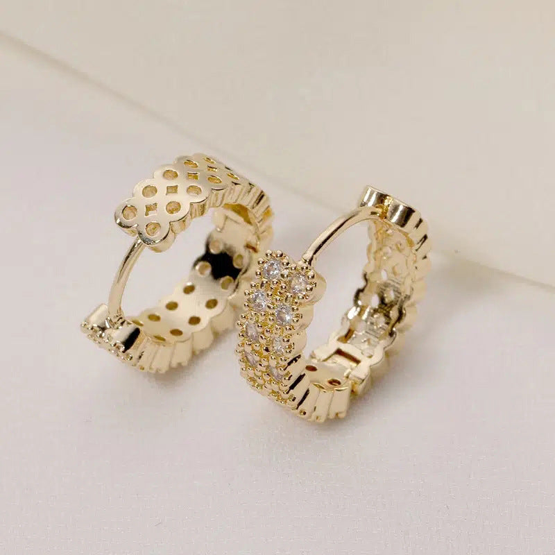 French Gold Hot Earrings