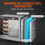 Hot Box Food Warmer 4-Tier Concession Warming Cabinet With Water Tray For Pizza