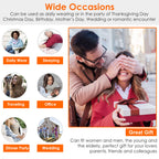 1Pc Women Winter Warm Scarf 74.8x25.6In Long Soft Knitted Shawl Extra Thick Plaid Blanket Wrap Cape