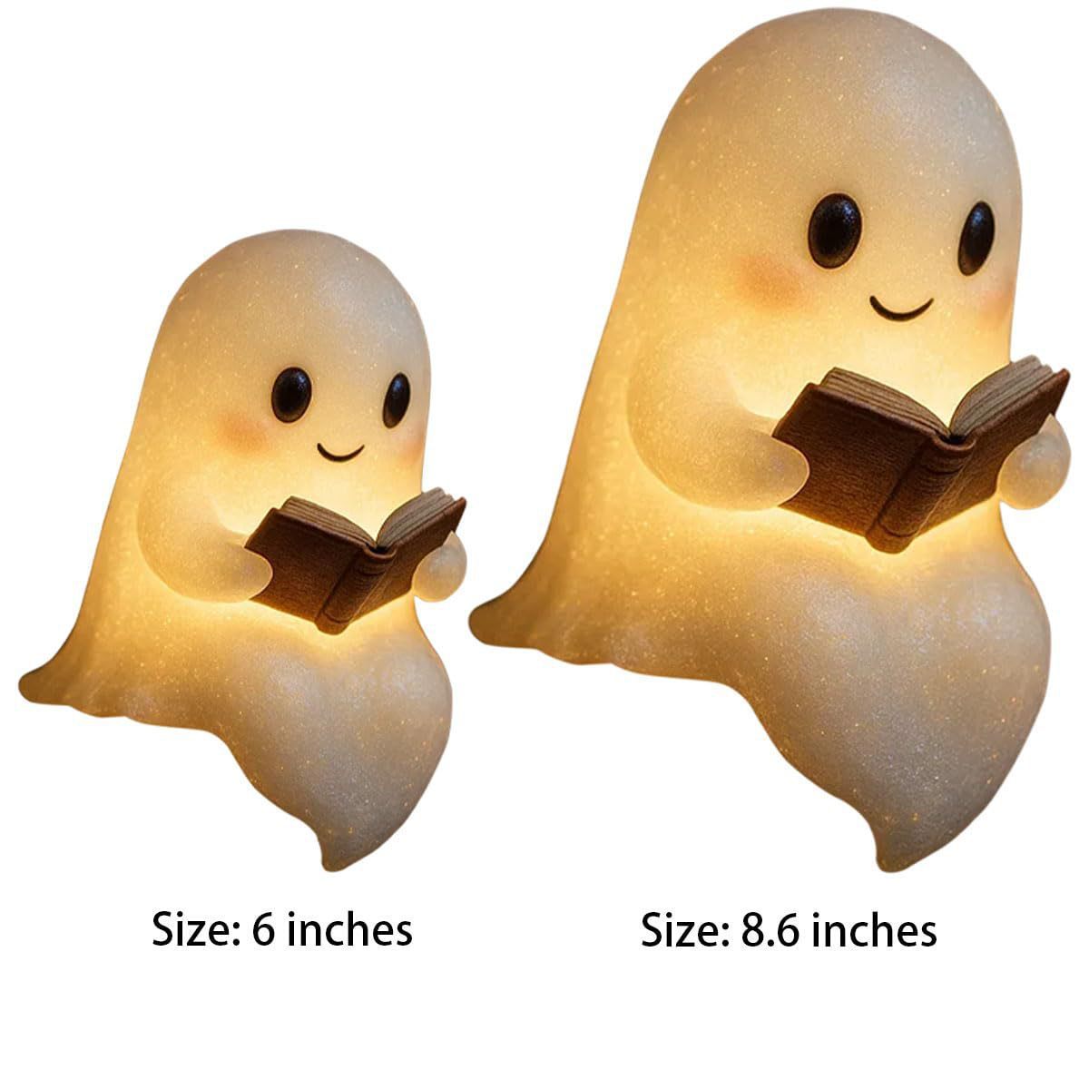 Halloween Cute LED Ghost Night Light Children's Nightlight Gift Bedside Sleep Lamp Halloween Decorations Lovely Ghost Lamp Warm Light