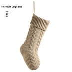 Christmas Decoration Layout Supplies Decorative Decorations Knitted Pendant Gift Bag Twist Large