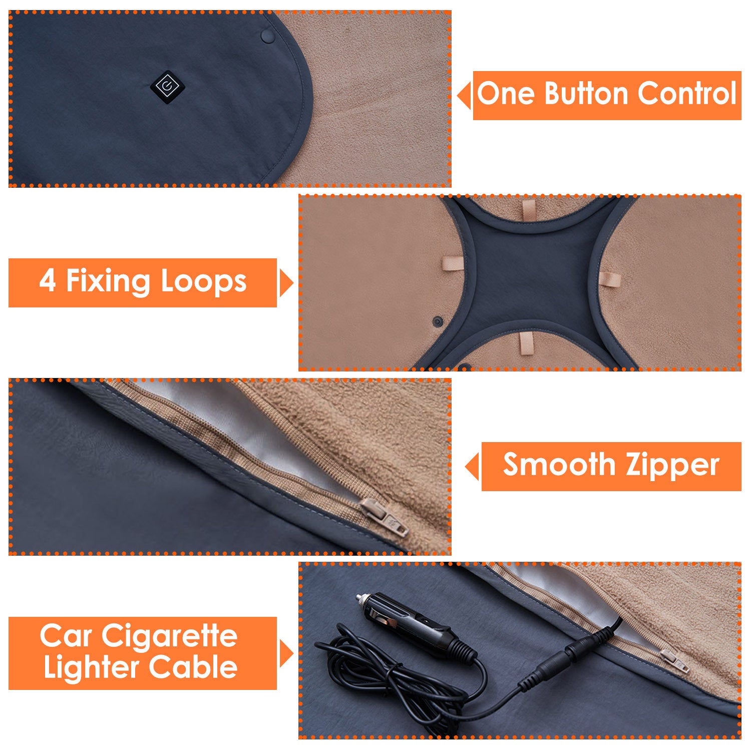 Big Saving Heated Blanket With 3 Heating Levels 1Pc 53.5x37.8in Electric Heated Throw Full Body Heated Shawl Indoor Outdoor Heated Blanket With 3 Heating Levels 2Hrs Auto Off Machine Washable Waterproof