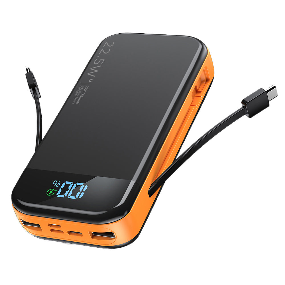 iPhone & Android Fast Charging Power Bank Comes With a 2-wire, Digital Display Super Fast Charging Power Bank