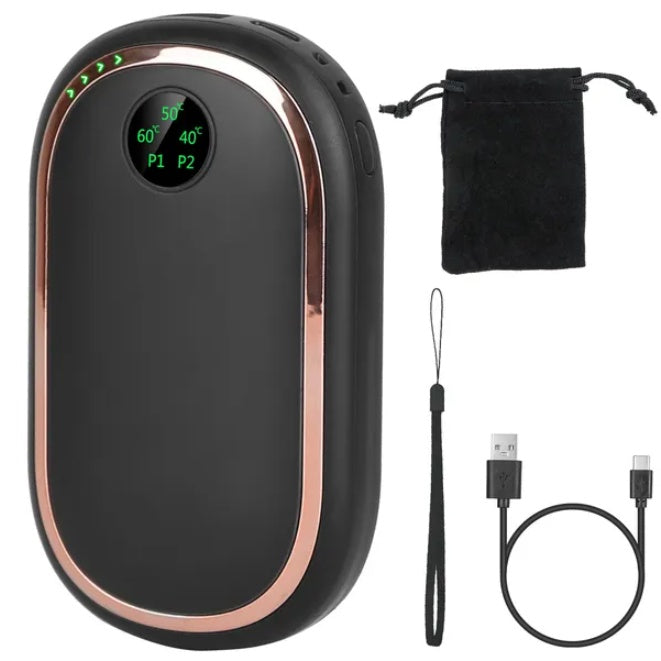 Rechargeable & Portable Power Bank for Mobile with Hand Warmer