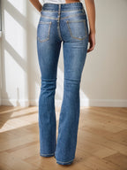 New Women's Denim Pants, High Waisted Pants, Micro Flared Jeans