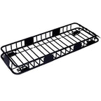 Roof Luggage Rack Basket, 64 Inch Black Steel