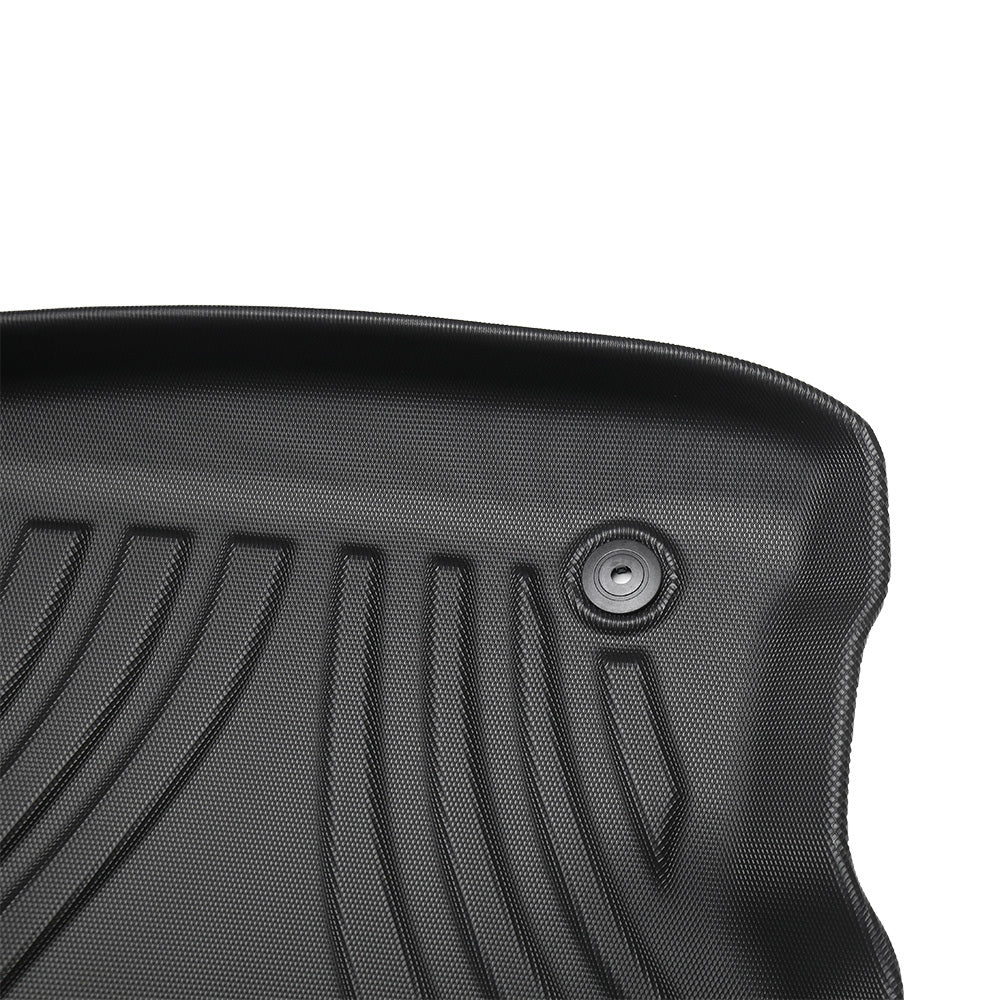 Black Friday Sale MKR Floor Mats For Chevy Silverado GMC Sierra 1500 2019-2025, 2020-2025 SLV SRA 2500 3500 HD Crew Cab With Rear Under-Seat Storage
