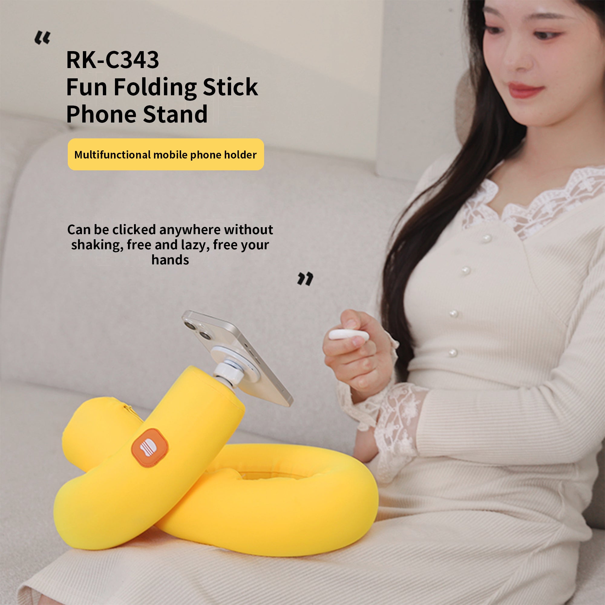 Fun Folding Stick & Phone Stand --C343 --