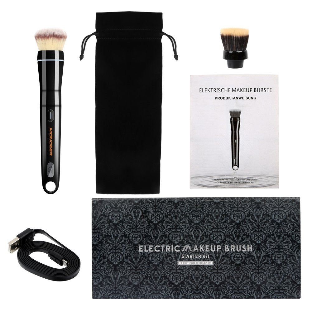 Electric Handle Makeup Brushes Popular Makeup Tools Portable Travel Cosmetic Electric Handle Makeup Brushes Blush Powder Foundation Single Makeup Brush