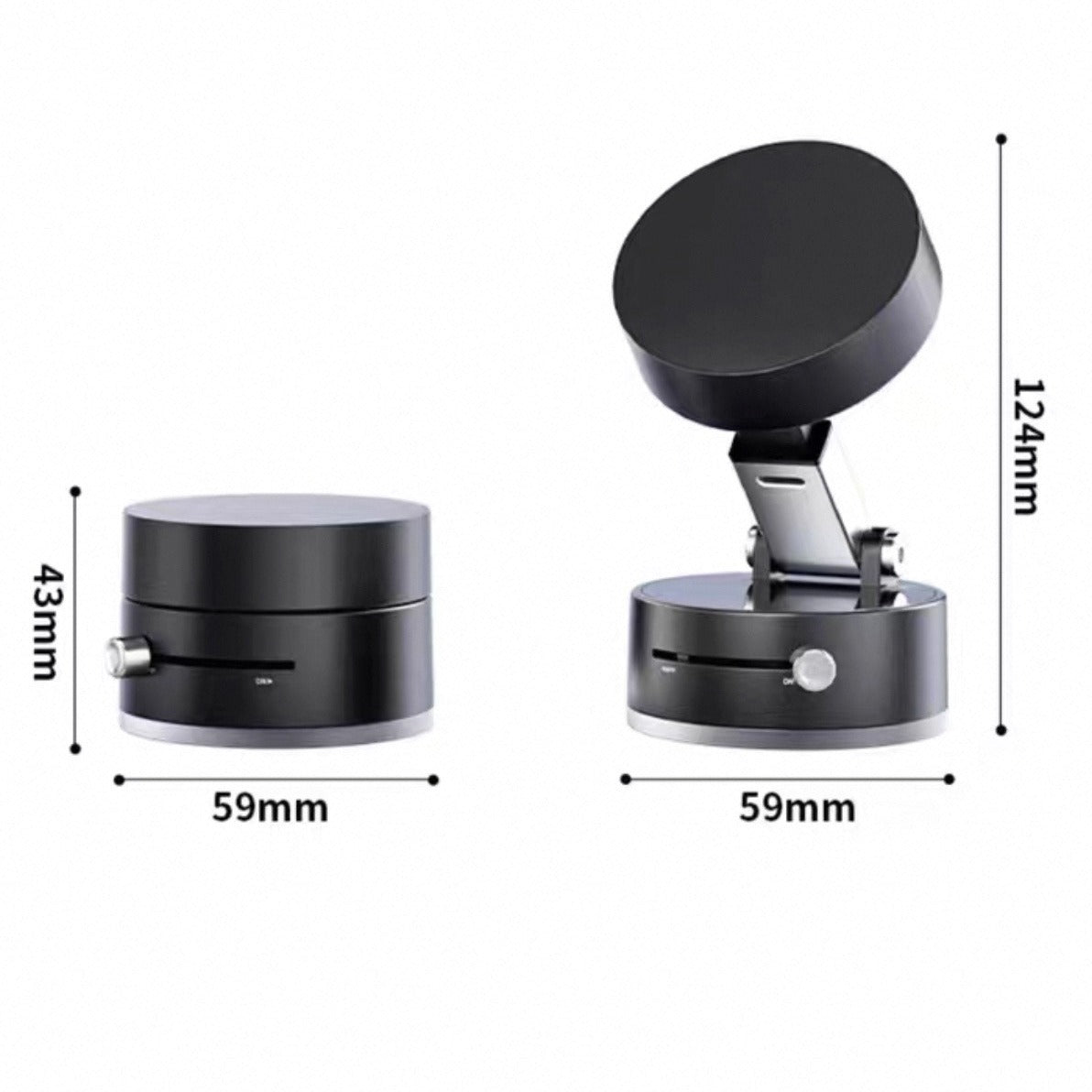 Vacuum Magnetic Bracket -360 Degree Rotation, Multi-scene Application, Easy Absorption, Car, Home, Office Must-have