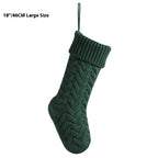 Christmas Decoration Layout Supplies Decorative Decorations Knitted Pendant Gift Bag Twist Large