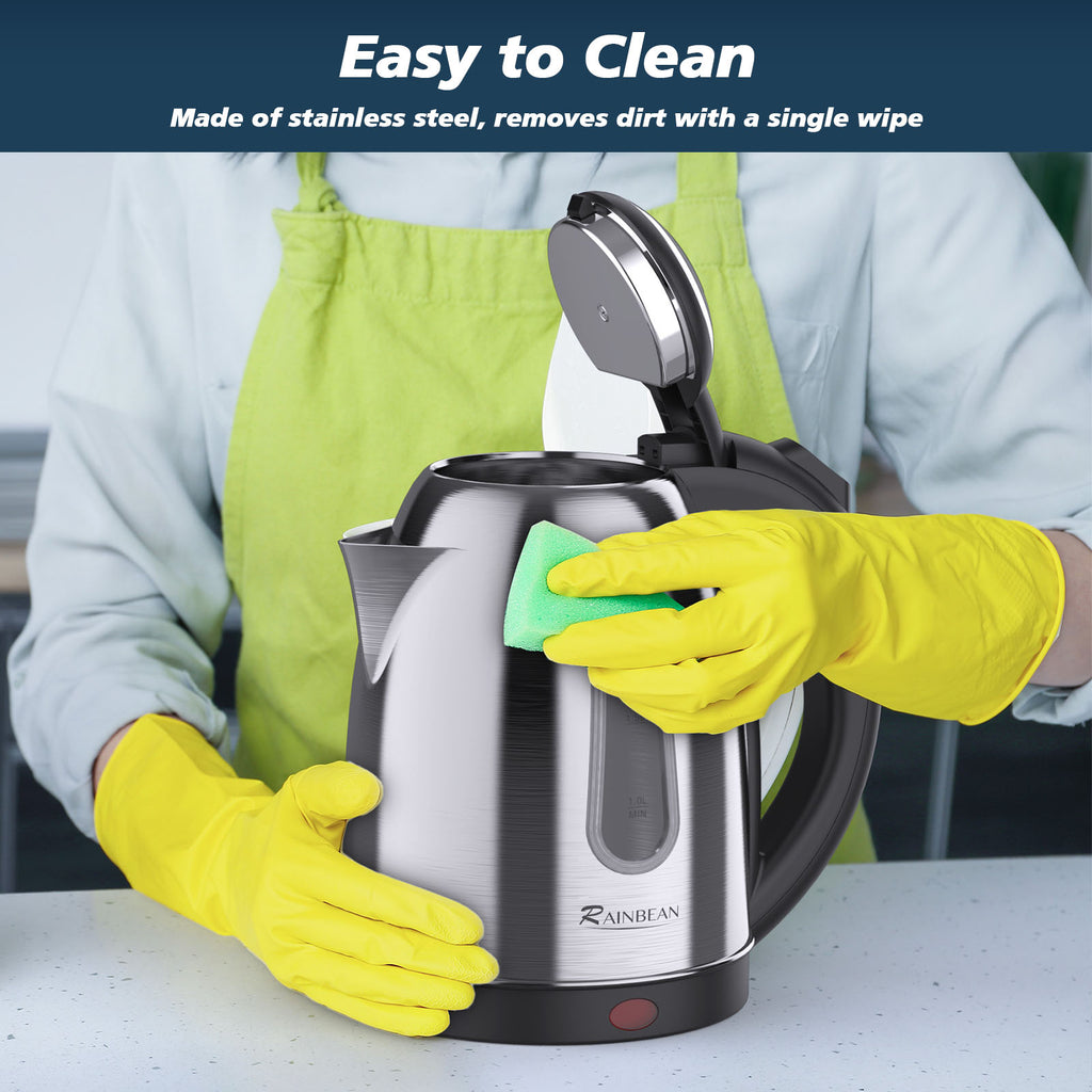 Electric Kettle Water Boiler, 1.8L Electric Tea Coffee Kettle Hot Water Boiler Auto Shut-Off & Boil Dry Protection