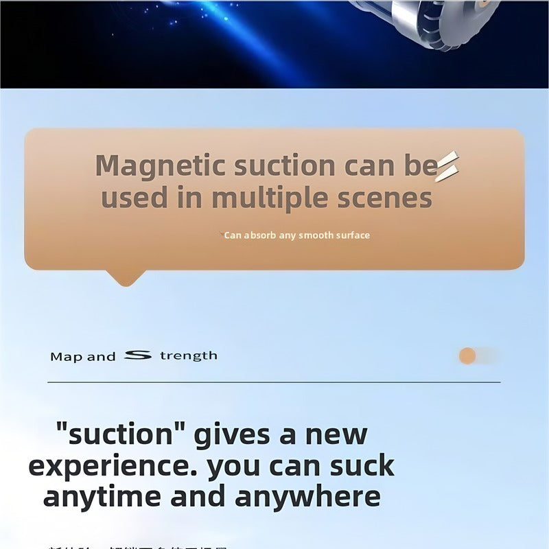 Vacuum Magnetic Bracket -360 Degree Rotation, Multi-scene Application, Easy Absorption, Car, Home, Office Must-have