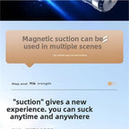 Vacuum Magnetic Bracket -360 Degree Rotation, Multi-scene Application, Easy Absorption, Car, Home, Office Must-have