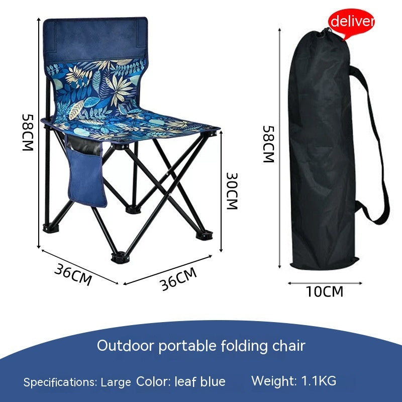 Folding Chair Portable Outdoor Folding Chair Small Bench Maza Fishing Equipment Home