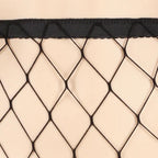 Women Fishnet Tights Sexy High Waist Fishnet Pantyhose Stretchy Mesh Hollow Out Tights Stockings