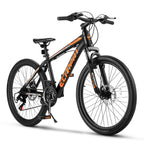 ECARPAT Mountain Bike Bicycle A24299-BLACK-ORANGE