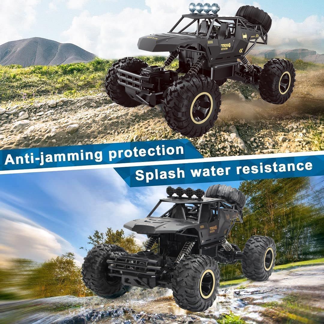NEW 4DRC Truck Rock Climbing Car  Rock Crawler Rechargeable Off Road Truck 4WD , Metal Shell LED Headlights RC Remote Control Off Road Car Truck, Logistics Is Randomly Sent By UPS,USP.