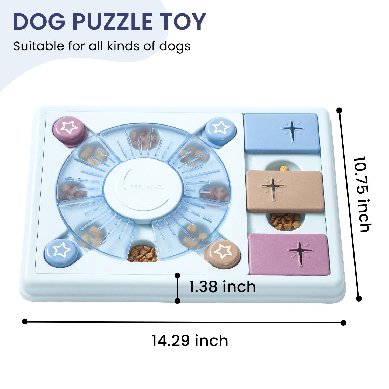 Dog Toy PET MARVEL Interactive Puzzle Game, Level 1-3