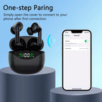 Bluetooth Earbuds Headset 5.3 Wireless Noise Cancelling TWS Trucker Waterproof