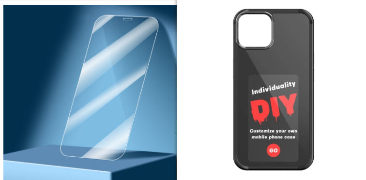 iPhone E-ink Screen Phone Case Unlimited Screen Projection Personalized Phone Cover Battery Free New Designer Luxury Phone Case