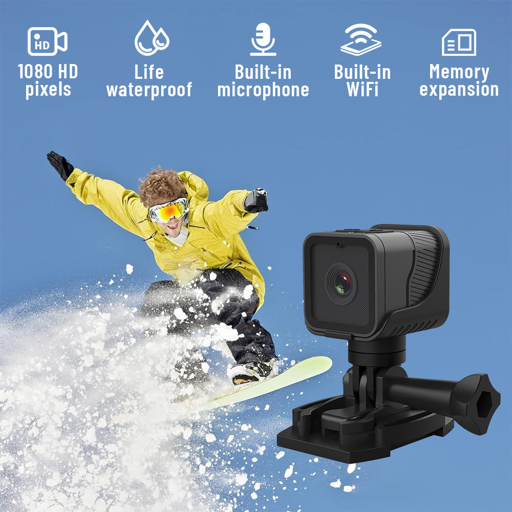 HD 1080p Sports Camera  Z03 Outdoor Sports Cycling Camera Waterproof HD 1080p Camera Smart WIFI Mobile Controlled Camera