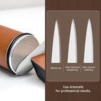 Rolling Knife Sharpener Kit 5 Magnetic Angles 12 Degrees, 15 Degrees, 17 Degrees, 19 Degrees, 22 Degrees. Professional Rolling Knife Sharpening Tool Perfect For Kitchen, Chef, Pocket & Serrated Knives