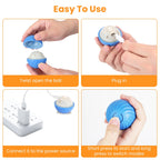 Cats Hide And Seek Mouse Catching Game 1Pc Cat Toys Ball Fast Rolling In Rechargeable Motion Activated Interactive Pouch Cat Toys For Indoor