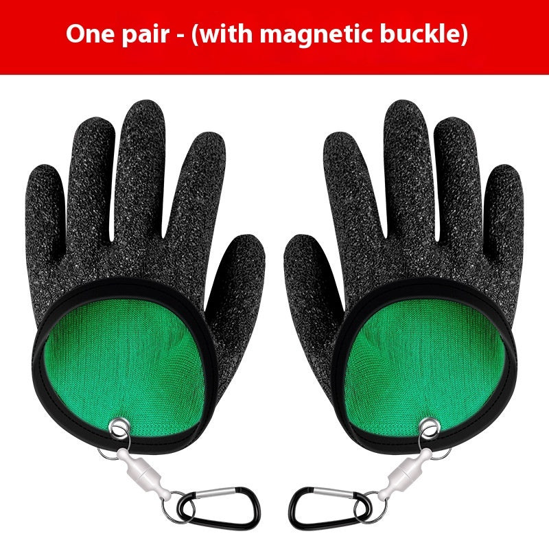 Fishing - Stab-resistant Waterproof Sea Fishing Fishing Lure Equipment Fish Picking And Catching Gloves