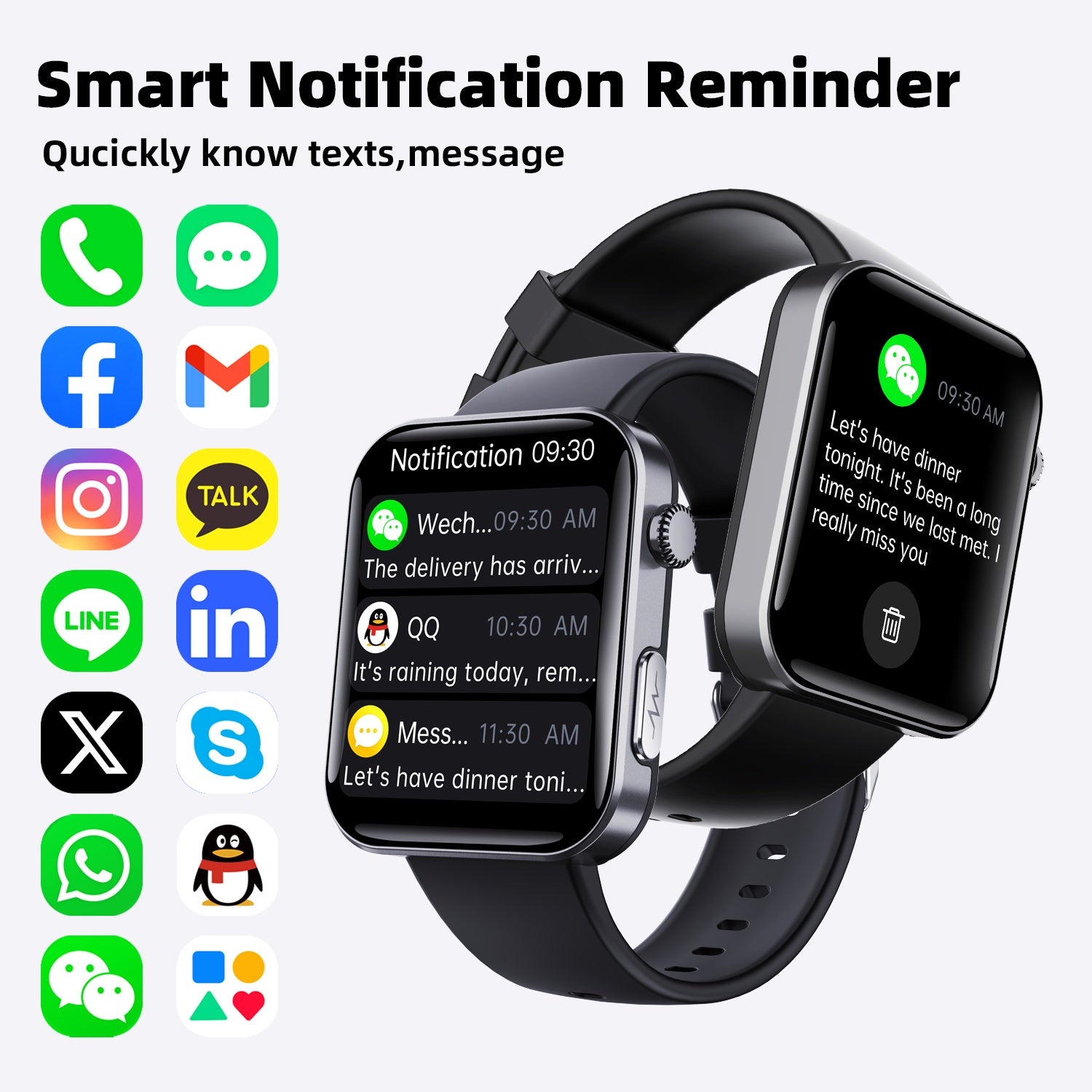 Smart Watch 2025 Smart Watch Health Tracker 2.1in Fitness Tracker