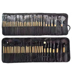 Portable 32-piece Makeup Brush Set That's Perfect For Travel, Business Trips, And Outdoor Makeup.