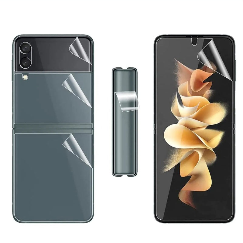 Samsung Galaxy Z Flip 3 5G Soft Hydrogel Screen Protector Film HD Lens Cover
