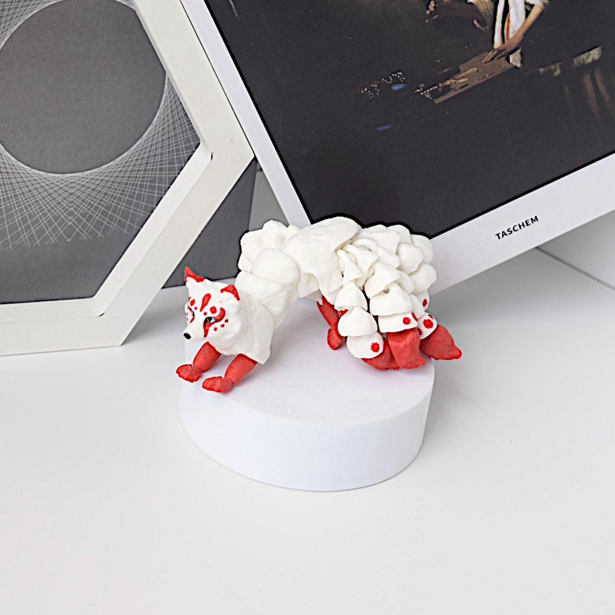 Nine-tailed Fox, Smart Fox Shape, Fantasy Texture, Exquisite Details, Fairy-style Appearance, Exquisite Craftsmanship, Thoughtful Gift Decoration, Adding Fairy Charm