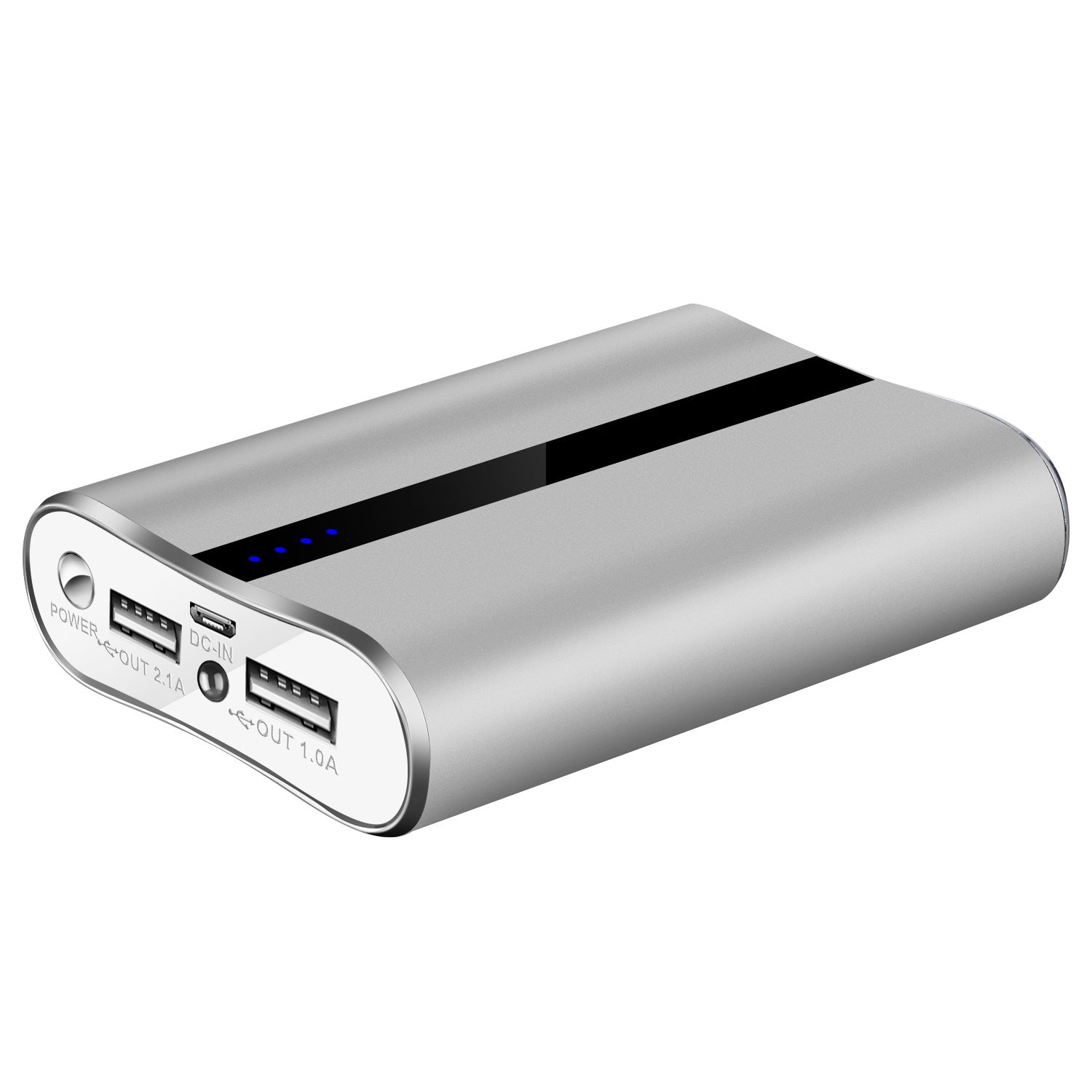 Power Bank 1Pc 12000mAh Portable Charger With Dual USB 3.1A Output Power Bank Ultra-Compact External Battery Pack Fast Charging