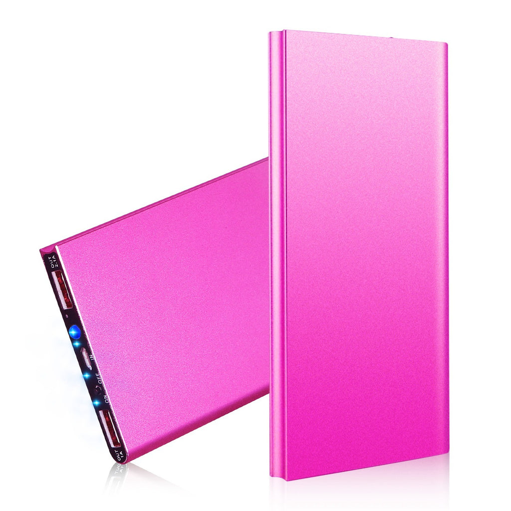 Ultra-thin Power Bank 20000mAh Power Bank Ultra-thin External Battery Pack Phone Charger Dual USB Port