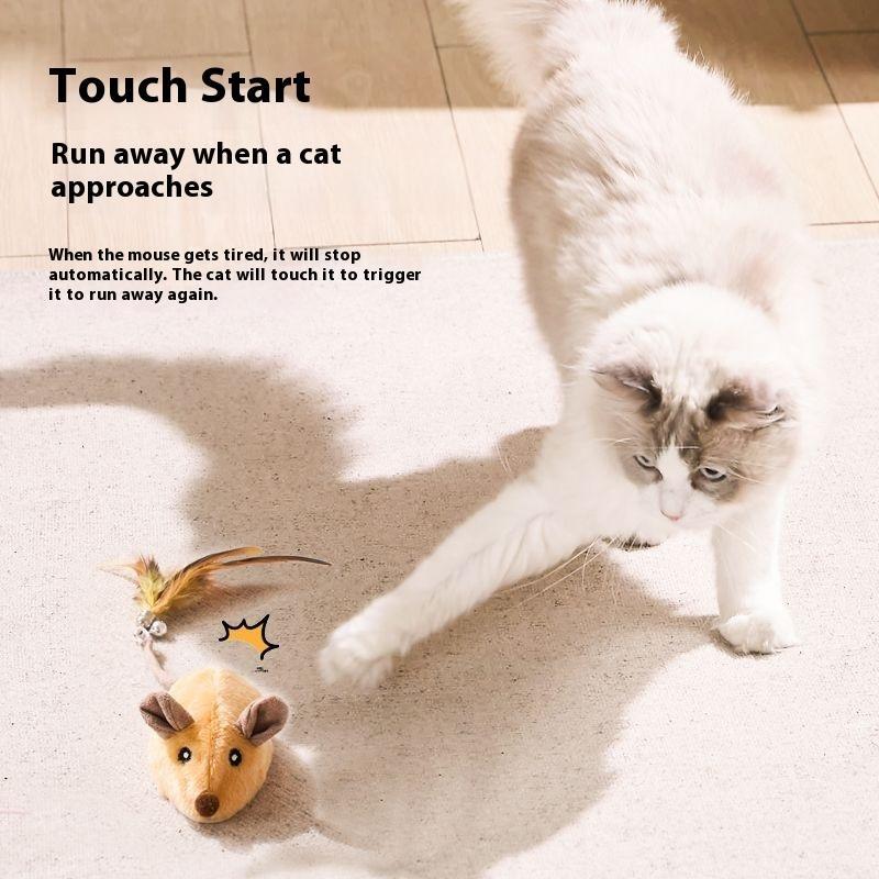 Touch Start Electric Mouse for Cats